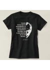 24 Kasım Öğretmenler Günü Temalı Baskılı Bisiklet Yaka T-shirt - Siyah