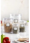 24lü Barok Yuvarlak 4 Boy Kavanoz Seti & Saklama Kabı & Erzak Kabı (6*2000 ML, 6*1000 ML, 6*500 ML, 6*250 ML)