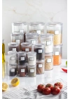 24lü Barok Yuvarlak 4 Boy Kavanoz Seti & Saklama Kabı & Erzak Kabı (6*2000 ML, 6*1000 ML, 6*500 ML, 6*250 ML)