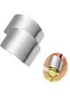 ®  2li Metal Parmak Koruyucu Hızlı ve Güvenli Kesme Paslanmaz Çelik Koruyucu Aparat