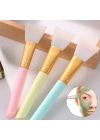 ®  2li Silikon Temizlemesi Kolay Kullanılabilen Yüz Cilt Bakımı Maske Ve Krem Spatulası