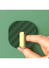 ®  2li Yapışkanlı Retro Askılık Dolap Kapak Kulpu Yeşil