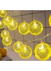 2m 10 Led Pilli Limon Işık