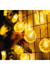 2m 10 Led Pilli Limon Işık