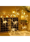 2m 10lu Geyikli İp LED Işık