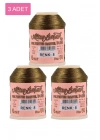 3 Adet Altınbaşak Oya ve Dantel İpi 20 gr - Royaleks - No: 008