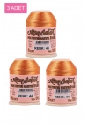 3 Adet Altınbaşak Oya ve Dantel İpi 20 gr - Royaleks - No: 044