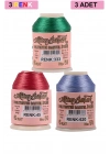 3 Adet Altınbaşak Oya ve Dantel İpi 20 gr - Royaleks - No: 045 - 620 - 333