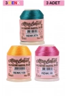 3 Adet Altınbaşak Oya ve Dantel İpi 20 gr - Royaleks - No: 139 - 019 - 874