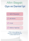 3 Adet Altınbaşak Oya ve Dantel İpi 20 gr - Royaleks - No: 244 - 465 - 023