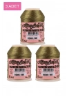 3 Adet Altınbaşak Oya ve Dantel İpi 20 gr - Royaleks - No: 383