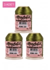 3 Adet Altınbaşak Oya ve Dantel İpi 20 gr - Royaleks - No: 434