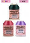 3 Adet Altınbaşak Oya ve Dantel İpi 20 gr - Royaleks - No: 470 - 940 - 758