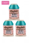 3 Adet Altınbaşak Oya ve Dantel İpi 20 gr - Royaleks - No: 505