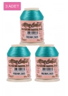 3 Adet Altınbaşak Oya ve Dantel İpi 20 gr - Royaleks - No: 505