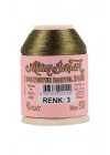 3 Adet Altınbaşak Oya ve Dantel İpi 20 gr - Royaleks - No: 512 - 080 - 003
