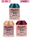 3 Adet Altınbaşak Oya ve Dantel İpi 20 gr - Royaleks - No: 650 - 025 - 292