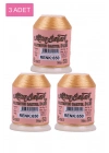 3 Adet Altınbaşak Oya ve Dantel İpi 20 gr - Royaleks - No: 650