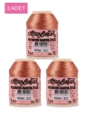 3 Adet Altınbaşak Oya ve Dantel İpi 20 gr - Royaleks - No: 822