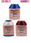 3 Adet Altınbaşak Oya ve Dantel İpi 20 gr - Royaleks - No: K.BEYAZ - 027 - 335