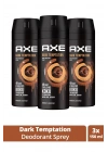 3 Adet Axe Dark Temptatıon Bay Parfüm Kofre 150 ml