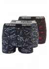 3 Adet Likralı Erkek Boxer Karışık Desenli Pamuklu