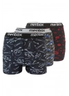 3 Adet Likralı Erkek Boxer Karışık Desenli Pamuklu