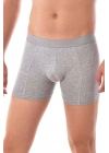 3 adet Tutku Likralı Erkek Gri Boxer 0114