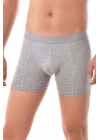 3 adet Tutku Likralı Erkek Gri Boxer 0114