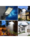 ®  3 Farklı Işık Modlu Güneş Enerjisiyle Şarj Olan Dış Mekan Uyumlu Kumandalı Solar Duvar LEDİ