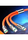 ®  3 in 1 Type-C + Micro Usb + Lightning Hızlı Şarj Kablosu Silikon Kablo 1 Metre Opp Ambalaj