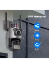 3 Lens Wi-Fi Güvenlik Kamerası
