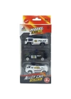 3lü İş Makinaları Road Seti - Die Cast - DS044 - Polis