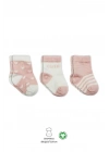 3Lü Penye Cute Stars Soket Çorap BS10115 Pembe