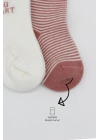 ®   3Lü Penye Soket Çorap BS10110 Pudra