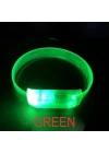 3 Modlu Pilli LED Işıklı Esnek Parti Bilekliği Yeşil