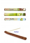 3 Paket 20 Çubuklu Tütsü Jasmine - Coconut - Vanilla - Kayık Hediyeli