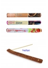 3 Paket 20 Çubuklu Tütsü Musk - Clove - Strawberry - Kayık Hediyeli