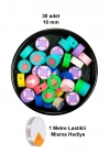 30 Adet 10 mm Polimer Kil Fimo Boncuk Takı Bileklik + 1 Metre Lastikli Misina Hediye - Deniz Teması