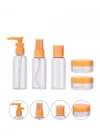 30 ml 5’li Seyahat Şişesi Seti Çantalı Kozmetik Organizer