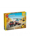 ® 31146  ® Creator 3’ü1 arada Helikopterli Açık Kasa Kamyon 270 parça +7 yaş