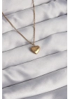 316L Çelik Gold Renk Kalp Model Love Kolye