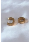 316L Çelik Gold Renk Sıkıştırmalı Erkek Küpe