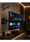 32 55 İnç Televizyon Askı Aparatı Duvara Monte Hareketli TV Tutucu