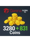 3280 + 831 Coin Garena Global PC