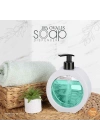 350 Ml Tezgah Üstü Oval Banyo Mutfak Sıvı Sabunluk  Banyo Mutfak Bulaşık Lavabo Deterjanlık