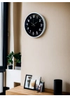 ® 36 Cm Beyaz Dekoratif Duvar Saati