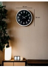 ® 36 Cm Beyaz Dekoratif Duvar Saati