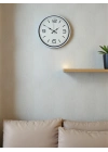 ® 36 Cm Beyaz Modern Dekoratif Duvar Saati