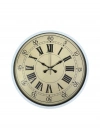 ® 36 Cm Beyaz Retro Dekoratif Duvar Saati